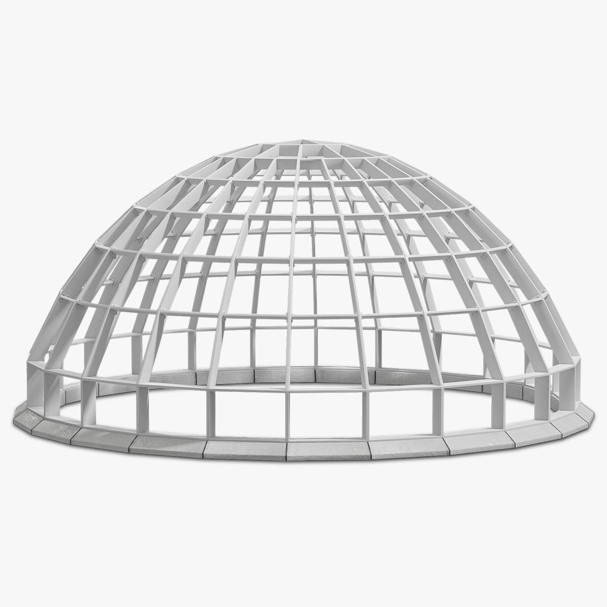 钢穹顶结构 3d model